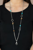 Sandstone Safari - Multi Colored Lanyard Necklace Paparazzi