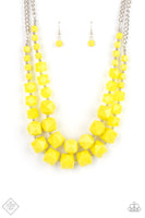 Summer Excursion Yellow Necklace Paparazzi