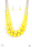 Summer Excursion Yellow Necklace Paparazzi