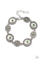 Secret Garden Glamour - Green Bracelet Paparazzi