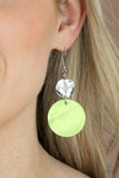 Opulently Oasis - Green Earrings Paparazzi
