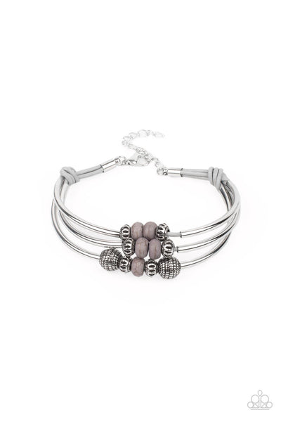 Road Trip Rebel - Silver Bracelet Paparazzi