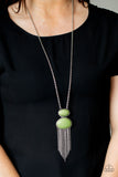 Meet Me At Sunset - Green Necklace Paparazzi