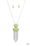 Meet Me At Sunset - Green Necklace Paparazzi