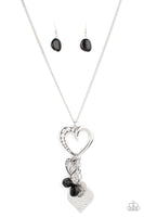 Flirty Fashionista - Black Necklace Paparazzi
