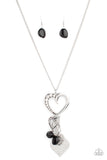 Flirty Fashionista - Black Necklace Paparazzi