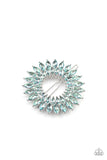 Flauntable Fireworks - Blue Hair Clip Paparazzi