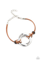 Choose Happy - Brown Necklace Paparazzi