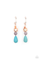 Boulevard Stroll - Copper Earrings Paparazzi