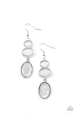 Tiers Of Tranquility - White Earrings Paparazzi