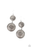 Road Trip Paradise - Silver Earrings Paparazzi