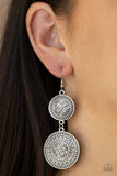 Road Trip Paradise - Silver Earrings Paparazzi