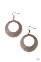 Outer Plains - Copper Earrings Paparazzi