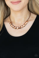 Radiance Squared - Copper Necklace Paparazzi