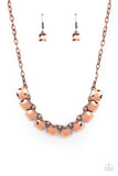 Radiance Squared - Copper Necklace Paparazzi