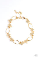 Stars and Sparks - Gold bracelet Paparazzi