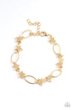 Stars and Sparks - Gold bracelet Paparazzi