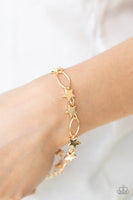 Stars and Sparks - Gold bracelet Paparazzi