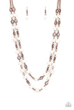 Essentially Earthy - Copper Necklace Paparazzi