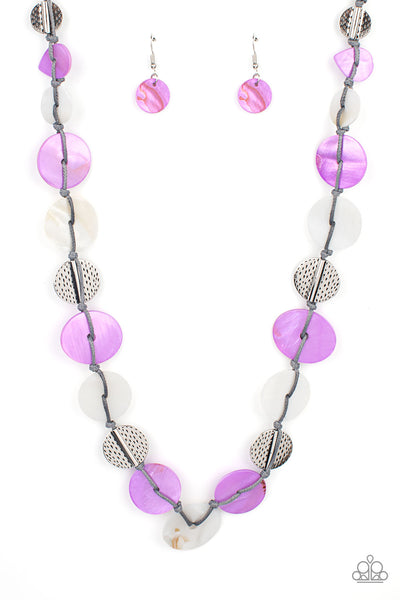 Seashore Spa - Purple Necklace Paparazzi