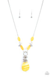 Summer Idol - Yellow Necklace Paparazzi