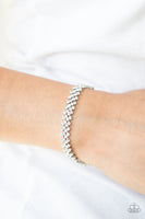 Chicly Candescent - White Bracelet Paparazzi