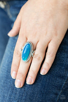 Oval Oasis - Blue Ring Paparazzi