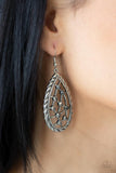 Industrial Incandescence - Silver Earrings Paparazzi