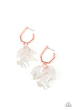 Jaw-Droppingly Jelly - Copper Earrings Paparazzi