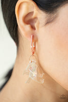 Jaw-Droppingly Jelly - Copper Earrings Paparazzi