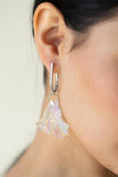 Jaw-Droppingly Jelly - Silver Earrings Paparazzi