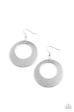 Outer Plains - Silver Earrings Paparazzi