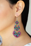 All For The GLAM - Multi-Colored Earrings Paparazzi