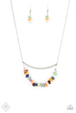 Pebble Prana Multi-Colored Necklace Paparazzi