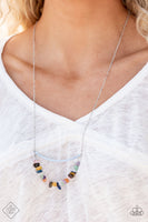 Pebble Prana Multi-Colored Necklace Paparazzi