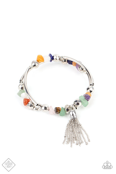 Mineral Mosaic Multi-Colored Bracelet Paparazzi