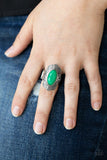 Taj Mahal Trendsetter - Green Ring Paparazzi