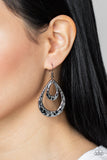 Museum Muse - Black Earrings Paparazzi