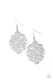 Meadow Mosaic - Silver Earrings Paparazzi