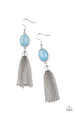 Oceanic Opalescence - Blue Earrings Paparazzi