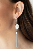 Oceanic Opalescence - White Earrings Paparazzi