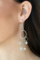 Cyber Chime - Silver Earrings Paparazzi