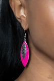 Venetian Vanity - Pink Earrings Paparazzi