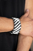 Rebel Rumble - Black & White Bracelet Paparazzi