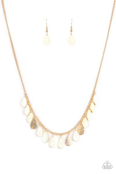 Eastern CHIME Zone - Gold Necklace Paparazzi