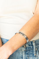 Hope Makes The World Go Round - Silver Bracelet Paparazzi