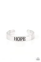 Hope Makes The World Go Round - Silver Bracelet Paparazzi