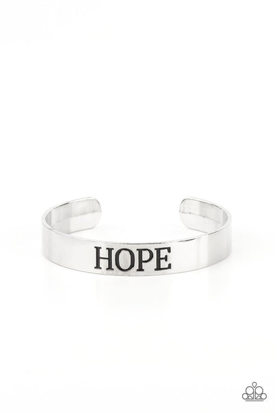 Hope Makes The World Go Round - Silver Bracelet Paparazzi