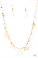 Starry Shindig - Gold Star Necklace Paparazzi