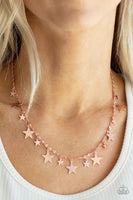 Starry Shindig - Copper Necklace Paparazzi